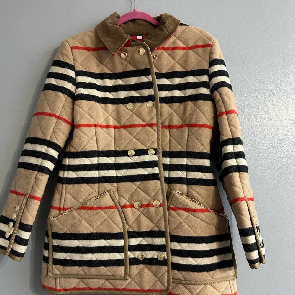 Burberry large coat
